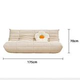 ISolay Canapé Chaise Technologie Portable Chaise Longue en Cuir, Design À 4 Plis, Canapé Moderne en Forme de Sac de Haricots, pour Salon/Chambre À Coucher, 175X70cm