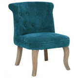 Atmosphera - Fauteuil Velours Duck calixte