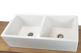 Evier 2 Bacs Timbre D'Office "Gamme Belfast100"Blanc