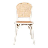 BISCOTTINI INTERNATIONAL ART TRADING Biscottini Thonet 88 x 45 x 45 cm Cuisine | Chaises en Bois Blanches, frêne, Blanc, 88x45x45 cm