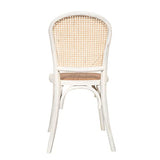 BISCOTTINI INTERNATIONAL ART TRADING Biscottini Thonet 88 x 45 x 45 cm Cuisine | Chaises en Bois Blanches, frêne, Blanc, 88x45x45 cm