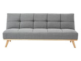 Canapé Convertible clic-clac en Tissu ORNETA - Gris - Vente-unique