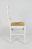 t m c s Tommychairs - Set 4 chaises Artemisia pour Cuisine, Bar et Salle à Manger en Style Shabby Chic, Structure en Bois de hêtre Vieilli à la Main et Assise en Paille