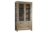 Vitrine - Bois massif de palissandre huilé - NATURE GREY #65