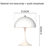 wysjlxcy Lampe de Table Moderne et créative aux Champignons Lampes de Table Blanc Lampe de Table Luminaire Salon Panthella Table Lumineuse (Lampshade Color : White)