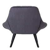 Lot de 2 fauteuils Danios Velours Gris