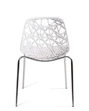 KAYELLES Lot 4 chaises Cuisine Design Moderne - Chaise Salle a Manger IKO (Blanc, 4)