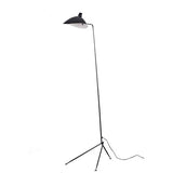 Nordic Araignée Serge Mouille Lampadaire Modeling Lampadaire Chambre Simple Industriel Salon LED Sol Luminaire (Body Color : Black, Lampshade Color : 3 Heads Floor Black)