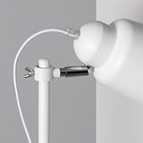 LEDKIA LIGHTING Lampadaire Métal Ulux 1450x250x250 mm Blanc E27 Métal pour Décoration Salon, Chambre, Cuisine