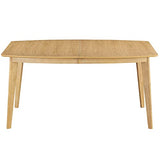 Miliboo Table à Manger Extensible scandinave en Bois Clair L150-200 Leena
