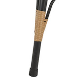 Beliani - Fauteuil Cocon - Veroli - en Rotin PE et Acier, Naturel, Coussins Beiges