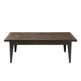 MACABANE DALIE Table, Sapin, Noir, 120X66X41