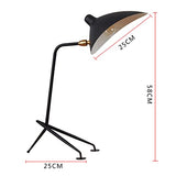 Refoiner Lampe de bureau à gradation Lampes de table nordiques SERGE MOUILLE à côté de la lampe pour étude chambre salon décor à la maison luminaire moderne maquillage table lumière,smal
