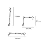 ARTEMIDE - Applique murale Artemide Tolomeo Mini Halo - Aluminium