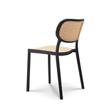 Kosmi - Chaise de Salle à Manger Noire au Style Vintage