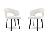 Set De 2 Chaises Boucle, Elpis, 1 Place, Beige, 55x56x80