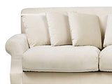 Beliani - Canapé 3 Places - Eike - Velours, Beige