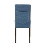LifeStyleDesign Chaise, Denim, Bleu