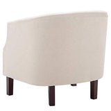 vidaXL Fauteuil avec Revêtement en Tissu Beige Salon Salle de Séjour Canapé