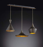 WOFI 6231.03.23.8123 Lampe suspendue, Métal, Marron