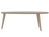 Marque Amazon - Movian - Table basse ovale Adour Modern, 55 x 110 x 39, Effet Chêne