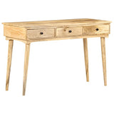 vidaXL Table Console Table de Couloir Table d'Entrée Table sous Miroir Salon Salle de Séjour Maison Intérieur 120x50x78 cm Bois de Manguier Massif