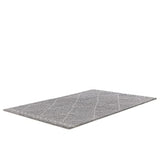 BALTA Tapis Berbère, Tapis de Salon Shaggy Style Ethnique, Grand Tapis 200x290 cm, Doux et Confortable, Facile d'entretien, Polypropylène épaisseur 30 mm, 200 x 290 cm, Gris - Blanc