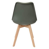 AltoBuy MEDALINE - Lot de 2 Chaises Scandinaves Kaki