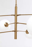 Kare 67562 Suspension Planets 6, Laiton, Doré/Blanc, 6er