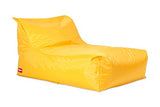 roomox Pouf Relax Lounge l’Original – Pouf géant pour intérieur et extérieur 100 x 70 x 65 cm,avec Housse Jaune résistante à l’Eau.