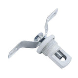 Pendentif en perle de bois - Lustre vintage - Lustre en bois avec 2 culots E14.