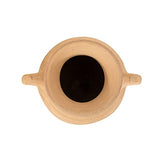 Biscottini Vase en terre cuite du sahara 50 x 24 x 30 cm | grands pots en terre cuite à la main | Anphore de jardin décoratif et fonctionnels