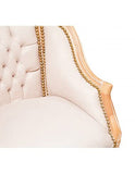 Biscottini Fauteuil Salon Louis XVI 80x63x57 cm | Patriculaire Fauteuil Chambre | Fauteuil Louis XVI | Chaise Louis XVI | Fauteuil Baroque France
