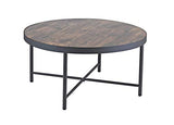 Aspect Arcadia Table Basse Ronde en Bois MDF, Vintage 1, 80 x 80 x 40 cm