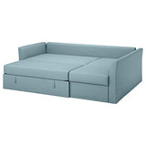 Ikea Holmsund Orrsta Canapé-lit d'angle Bleu clair