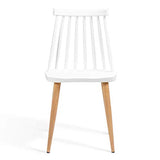 IDMarket - Lot de 4 chaises Lily Blanches pour Salle à Manger