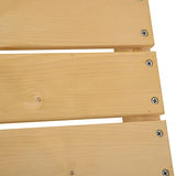 Outsunny Banc de Jardin 2 Places Style Rural Chic Assise à Lattes dim. 110L x 38l x 35H cm Bois de Sapin pré-huilé