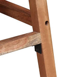 vidaXL Tabouret de Bar Tabouret Haut 2 pcs Bois d'Acacia 38 x 37 x 76 cm