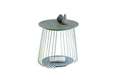 Interlink 50100160 Rivoli Table Basse Métal Cappuccino 50 x 50 x 50 cm