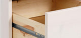 Domus Scandinavia Linda quadratisch mit 1 Schubkasten Table Basse, Bois, Blanc, 60 x 60 cm
