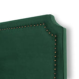 INTENSE DECO Tête de lit Diana Velours 180cm Vert