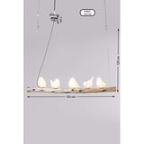 Kare 38804 Suspension Dining Birds, naturel