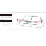 AIBBMIN Simple Jeté de Canapé Jeté de Lit en Lin Couverture de Fauteuil Décorative Housse de Canapé Antidérapage Universelle
