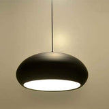 QCKDQ Luminaire de Celling, Lustre Semi-Circulaire Principal à Une Seule tête de Macaron, Lampe de décoration de Bar à la Maison créative, Convenable pour Vivre/dîner/café,Black,45cm