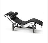 Fashion Commerce FC0160 Fauteuil Relax, Cuir, Noir, 160 x 54 x 50 cm