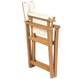 vidaXL Chaises de metteur en scène Pliantes 2 pcs Bois de Teck Massif