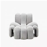 Couches for Living Room Personality Special-Shaped Spider Seat Simple Single Leisure Sofa Model Room Hotel Lazy Lounge Chair Lounger Sofa (Color : Red) (Grey)