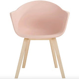 Damiware Romeo Ensemble de 2 | Chaises Tendance rétro | Chaises à Manger | Rose (Rose)