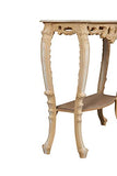 Biscottini Console Baroque 87x33x87 cm Made in Italy | Console Chambre | Table Console Bois