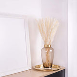 KØZY LIVING Herbe de la pampa séchée réellement – Parfait comme fleur décorative, fleurs séchées – Petites, env. 55 cm de long – Blanc